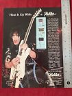 Mick Mars From Motley Crue For Kahler Guitar Frets 1985 Print Ad