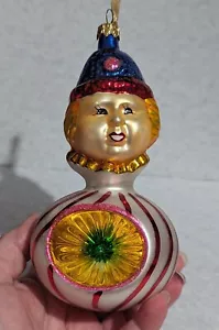 RADKO Clowns und Zirkus KRINGEL Einzug Reflektor - 7" Glas Weihnachtsschmuck - Bild 1 von 8