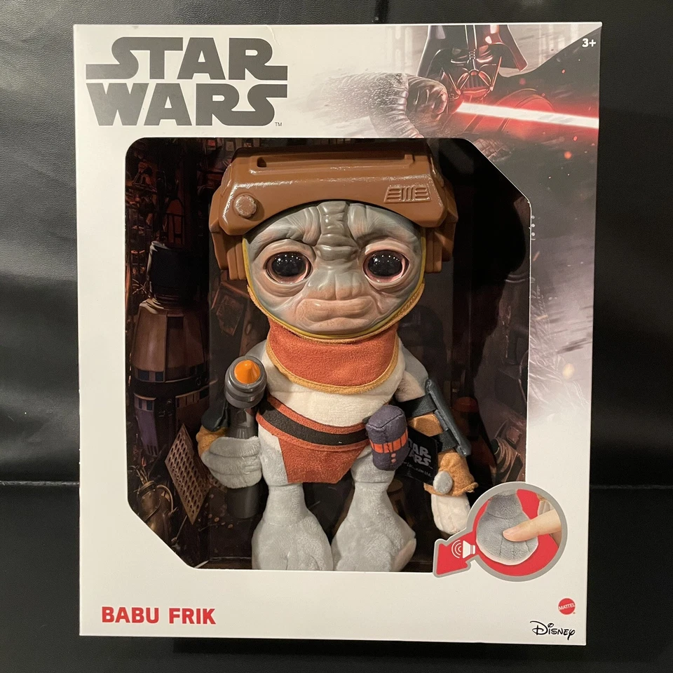 Star Wars Talking BABU FRIK Plush 9" Mattel
