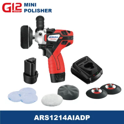 Mini levigatrice lucidatrice ACDelco ARS1214P G12 10,8 V 2 velocità 75 mm e accessori - Immagine 1 di 4
