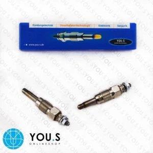 4 bujías incandescentes originales YOU.S para VW ILTIS (183) 1.6 TD 51KW 69PS NUEVO - Imagen 1 de 2