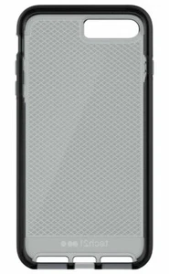 Funda protectora Tech21 Evo Check para iPhone 8 Plus y iPhone 7 Plus negra ahumada - Imagen 1 de 2