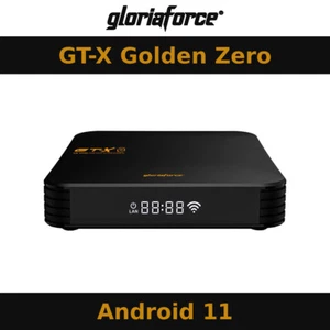 Receptor TV 4K UHD Reproductor IPTV Android 11.0 H.265 GloriaForce GT-X Golden Zero - Imagen 1 de 6