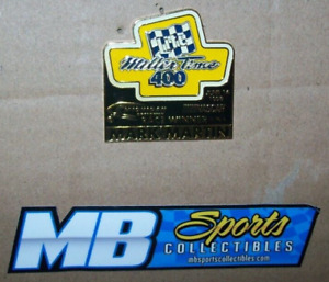 MARK MARTIN MICHIGAN MILLER TIME 400 RACE WINNER JUNE 14, 1998 NASCAR HAT PIN