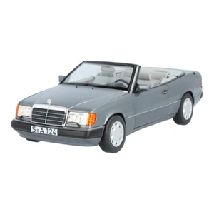 Mercedes Benz A 124 - 300 CE-24 convertible con techo blando 1991-1993 gris 1:18 nuevo embalaje original - Imagen 1 de 2