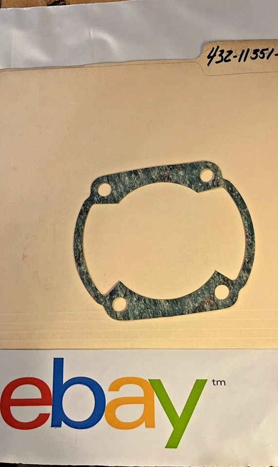 YAMAHA 432-11351-00, JUNTA BASE para '74-'75' YZ250 & YZ360 Foto 1 de 1