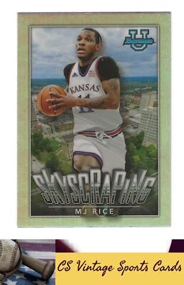 2022-23 Bowman University Chrome #S-7 MJ Rice Skyscraping - Image 1 of 2