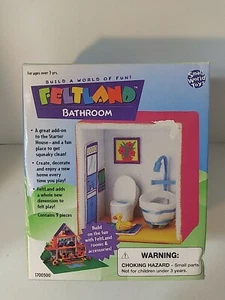 Small World Toys 2000 Feltland Play Bathroom 9 Pc. - Picture 1 of 3