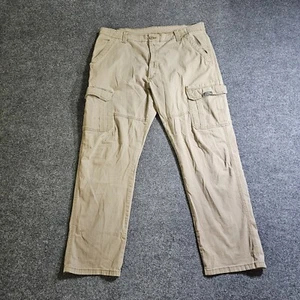 Wrangler Pants Jeans Mens 38x32 Beige Khaki Cargo Classic Neutral Casual Neutral - Picture 1 of 11