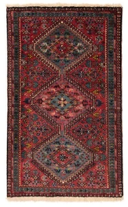 Yalameh tappeto persiano annodato a mano 102 x 60 cm - tappeto, orientale, passatoia, tappeto, rosso - Foto 1 di 8