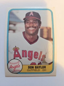 Fleer Don Baylor 1981 #271 casi nuevo - Imagen 1 de 1
