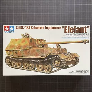 TAMIYA 1/35 Military Miniature No.325 GERMAN HEAVY TANK DESTROYER ELEFANT - Picture 1 of 19