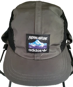 NEW W/ DEFECT adidas x F*cking Awesome FA Fishing Hat With Ear Flaps Grey FT8275 - Picture 1 of 10