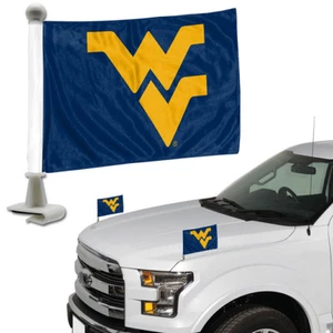 West Virginia Bergsteiger 2er Set Ambassador Style Autoflaggen - Kofferraumhaube - Bild 1 von 2