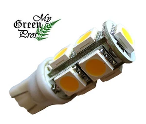 T10 LED Bulb for Landscape Lighting, 9SMD 5050 Chip 1.6W, 12V AC, Replaces 10W  - Picture 1 of 4
