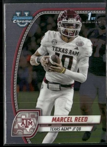 2024 Bowman University Chrome #173 Marcel Reed Texas A&M Aggies - Picture 1 of 2