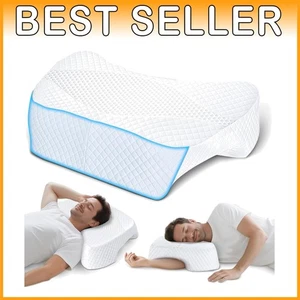 Multi-Angle Memory Foam Pillow for Side Sleepers - Picture 1 of 9