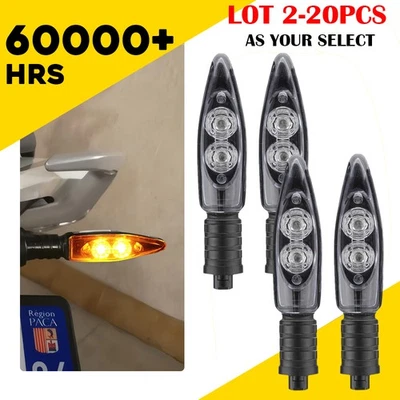 2-20X Front Turn Signal Indicator LED Lights For BMW F700GS F800GT HP4 R1200GS J - Image 1 of 4