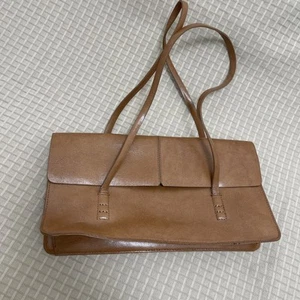 ALFANI Camel / Brown Leather Purse Bag Shoulder Bag - Picture 1 of 11