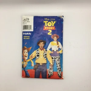 Simplicity Costumes Toy Story 2 Disney 9433 XS-XL FF Uncut 2000 Woody Jessie - Picture 1 of 5
