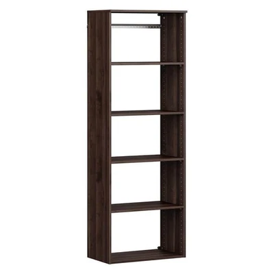 ClosetMaid Hanging Closet Tower 71.6" x 25.12" w/ 6-Shelving Storage Wood Brown - Image 1 of 4