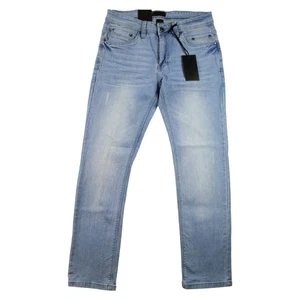 Steve's Jeans Mens Jeans 30x30 Light Blue Stretch Slim Fit Denim Pants $72 NEW - Picture 1 of 8