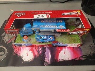 迪士尼皮克斯汽车团队 Dinoco Pitty、Gray Hauler 和 The King(目标独家) — 第 1/4 张图片