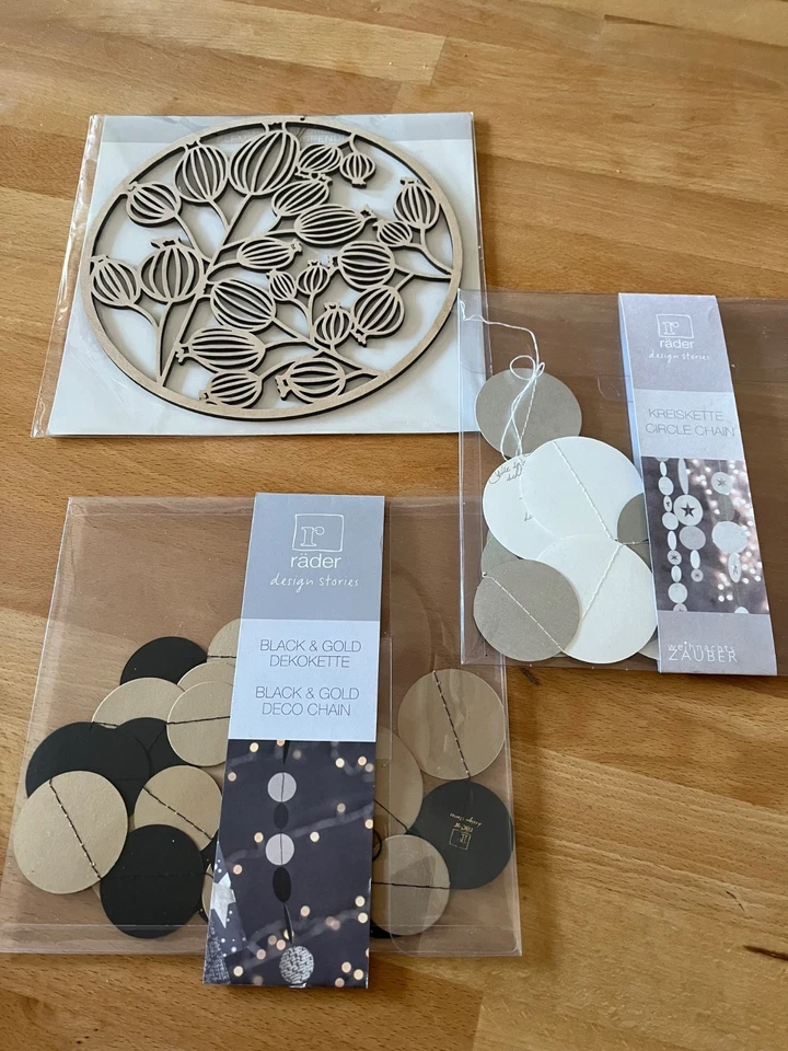 Räder Design Deko Konvolut Fenster 3 Teile - Bild 1 von 4