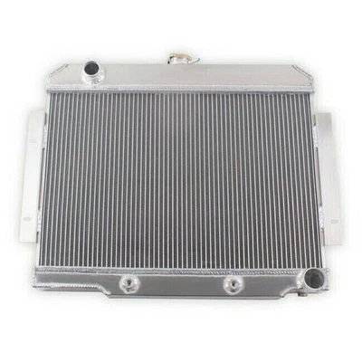 Radiador de 3 filas para Jeep CJ CJ5 CJ7 1972-1986 Chevy bloque pequeño intercambiable V8 AT CC1919 Foto 1 de 4