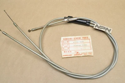 Новый из старых запасов дроссельный кабель стартера Kawasaki A1 A1SS A7 A7SS P.S.S. A7320-5450 / 54017-024 - Изображение 1 из 4