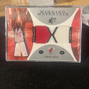 LAMAR ODOM 2003-04 MATERIALI VINCENTI DUAL #WM27 Miami Heat - Foto 1 di 2