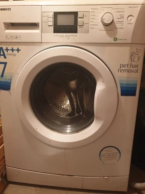 Beko Waschtrockner WDW75141STEAM1, Weiss, 7/4Kg, 1600 U.min - Bild 1 von 3