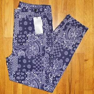 RLX Ralph Lauren x Trendy Golf Bandana Print Performance Hose Herren 34x32 Navy - Bild 1 von 7