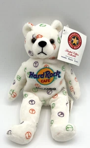 NWT 2003 Hard Rock Cafe Peace Bear Orlando Herrington Teddy Bears Limited Ed. - Picture 1 of 9