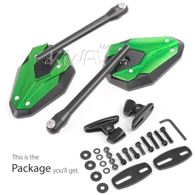 Carenado todo verde ViperII espejo alfombrilla base negra para CBR ZX FZR GSX-R Foto 1 de 4