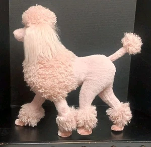 Mark Roberts Realistic Standing Pink French Poodle Plush Puppy Dog 21" - Bild 1 von 11