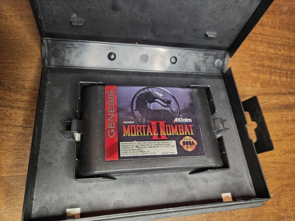 Mortal Kombat II 2 (sega Genesis, 1994) Game, Working great - Image 1 of 1