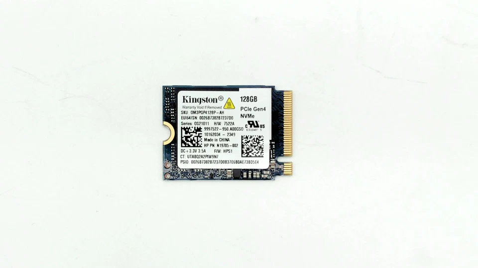 Kingston NVMe M.2 Internal SSD PCIe Gen 4 128GB N19705-002 - Image 1 of 1