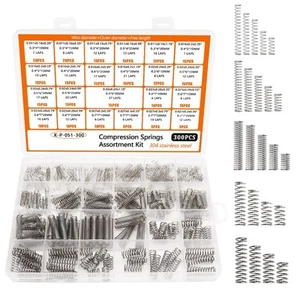 Easily Identifiable Compression Spring Set with Total of 300 Pieces Available - Picture 1 of 10
