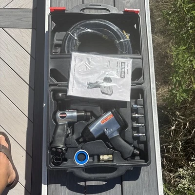 Craftsman Pneumatic 1/2"  Impact Wrench 3/8" Drive Ratchet Wrench & Air Hammer - Image 1 of 4