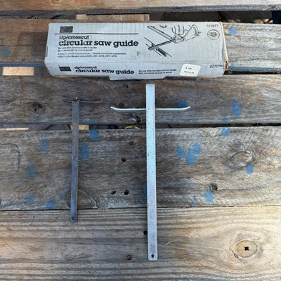 Vintage Circular Saw Guides Lot – 1 Sears Craftsman + 2 Similar Unbranded - Image 1 of 4