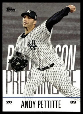 2018 Topps Update Postseason Preeminence Andy Pettitte New York Yankees #PO-30 - Image 1 of 2