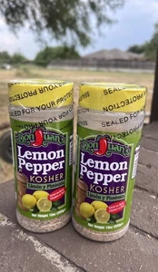 2- DON JUAN’S LEMON PEPPER SEASONING FOR MEATS CHICKEN FISH (10oz) - Picture 1 of 6