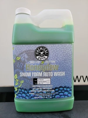 Chemical Guys Honeydew Intense High Snow Foam Auto  Cleansing Wash, 1 Gallon. - Image 1 of 4