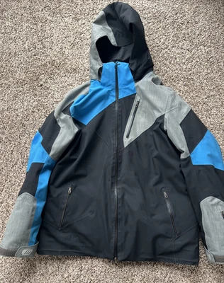 Chaqueta de snowboard/esquí Spyder - Abrigo - Bolsillos azules con cremallera grandes - Invierno Foto 1 de 4