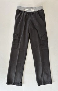 Hanna Andersson Black Double Knee Cargo Sweats, size 150, EUC, 48029 - Picture 1 of 3