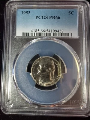 1953 5c PCGS PR 66 - 54199457 - Image 1 of 4