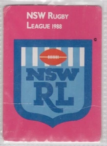🔥 1988 Scanlens NSW RL EMBLEM 143 of 144 🔥 #3 - Picture 1 of 1