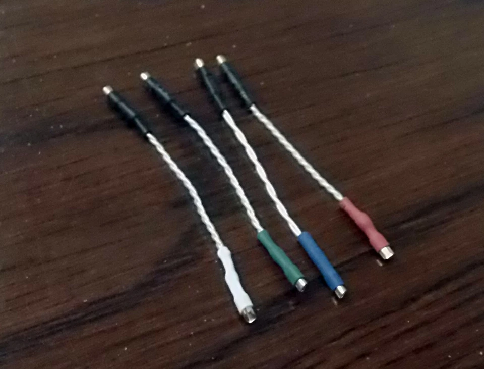 Audiophile 5N Plata Pura Litz Tocadiscos Cartucho Cables Cablees Clips Foto 1 de 1