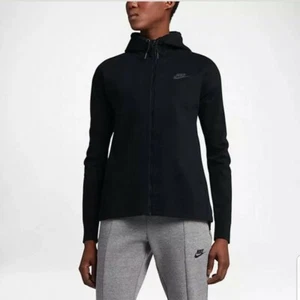Nike Women's Tech Knit Cape Hoodie (Black) - Medium - New ~ 835641 010 - Picture 1 of 6